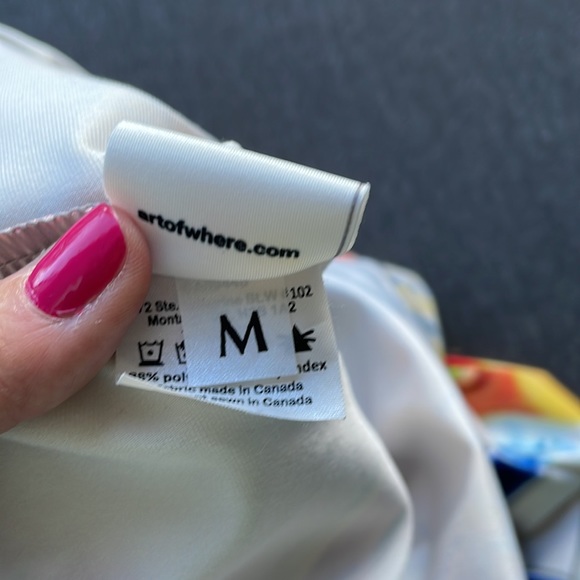 SOLD—ART OF WHERE-Stretch skirt with DNA- size M - Picture 6 of 7